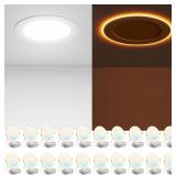Amico 20 Pack 6 Inch 5CCT LED Recessed Light