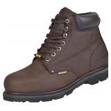 Steel Toe Leather Work Boots, US 7-17 M & W