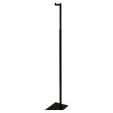 SSWBasics Adjustable Black Costumer Stand   Single