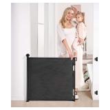 Likzest Retractable Mesh Gate, 33" Tall, 55" Wide
