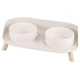 Raised Cat Food Bowl Set - 2 x 480 ML (16.2 OZ)