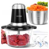 500W Food Chopper & Grinder, 8 Cup, 2 Blades