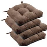downluxe Indoor Chair Cushions, 15.5" x 15.5" x 4"