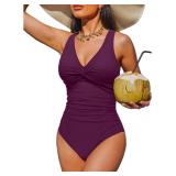 Holipick Tummy Control One Piece Swimsuit