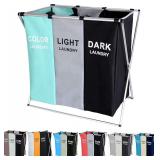 Laundry Cloth Hamper Sorter Basket Bin Foldable