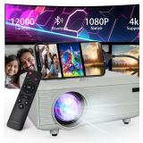 Mini Bluetooth Projector, 1080P, Portable