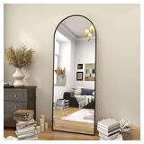 BEAUTYPEAK 64"x21" Arch Floor Full Length Mirror