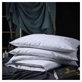 Three Geese Adjustable Layer Goose Feather Pillow.