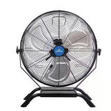 20 in. Wall/Floor Fan, 3 Speeds, Tilt Head, Black