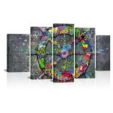 KLVOS Nautical Wall Art 5 Panel Canvas Prints