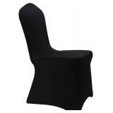 WELMATCH Black Stretch Chair Covers - 12 pcs