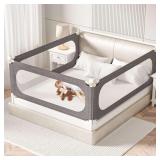 3-Piece Queen Bed Rails for Toddlers - Adjustable