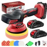 6 Inch Cordless Car Buffer Polisher Kit 21V