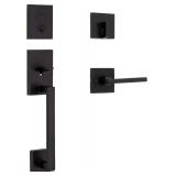 Kwikset San Clemente Lock Set, Matte Black