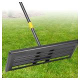 Professional Lawn Leveling Rake 30x10in