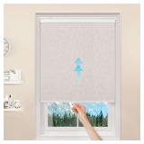 GENIMO Blackout Roller Shades, 39" W X 75" H