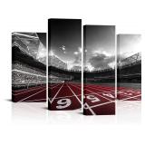iKNOW FOTO 4pc Canvas Print Wall Art 48x33