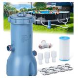 Pro Series 1000 GPH Pool Filter Pump, Gray