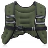 ZELUS Weighted Vest, 6lb-30lb, Reflective Stripe