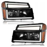 LED DRL Headlights for 04-12 Chevy Colorado
