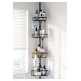 47-121 in Adjustable Rustproof Shower Organizer