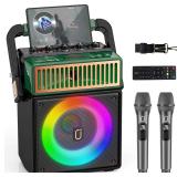 JYX Bluetooth PA Speaker, 2 Mics, 60W Karaoke