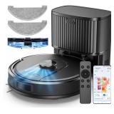 W11 Robot Vacuum, Self-Emptying, 3000Pa, LiDAR