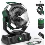 Camping Fan Rechargeable - 30000mAh Misting Fan