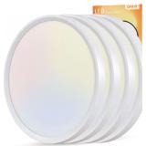 4PK 15.8 Inch LED Ceiling Light, 32W, 3480LM