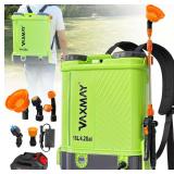 Battery Powered Backpack Sprayer 4 Gallon, VAXMAY