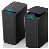 Bathroom Trash Can with Lid, KOEYLE 2 Pack 2.2G