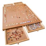 Jumbo 1500-Piece Puzzle Plateau with Drawers