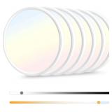 6 Pack 12 Inch Dimmable LED Flush Mount Light