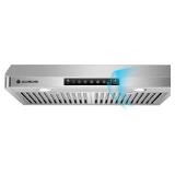 AAOBOSI 30" Range Hood, 800-CFM, Stainless Steel