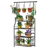 GIOTORENT Plant Stand, 4-Tier Metal Shelves