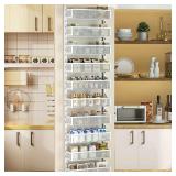10-tier Over Door Organizer, 16" W, White