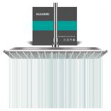 Square Rain Shower Head, Stainless Steel, Nickel