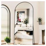 Antok Full Length Mirror 76'x34' Black Floor