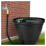 Riokko Hose Holder Pot, Black, 100-400 ft