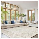 Washable Rugs 9x12 Area Rugs for Living Room