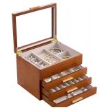 Lolalet Jewelry Box: Clear Window, 4 Layers