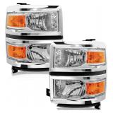 Chevy Silverado 1500 Headlights Assembly Pair