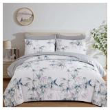 Comforter Set King 7-Piece Bedding White White