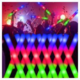 Glow Sticks Bulk 110PCS LED Foam Glow Sticks