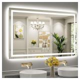 Briivue 60x36 in LED Bathroom Mirror w/ Lights