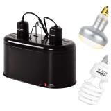 REPTI ZOO Heat Lamp Combo 100W + 26W UVB Bulbs