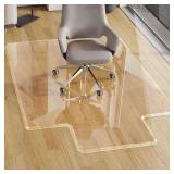 MESAILUP Beveled Edge Chair Mat with Lip, 47x53'