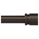 Byondeth Curtain Rods 16 144 in, 1' dia, Bronze