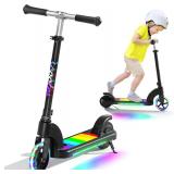 ANHAO Kids Electric Scooter 6-12, 6mph, 110lb