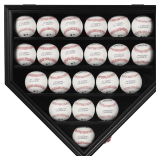 DisplayGifts Baseball Case 21 Slots UV Protection